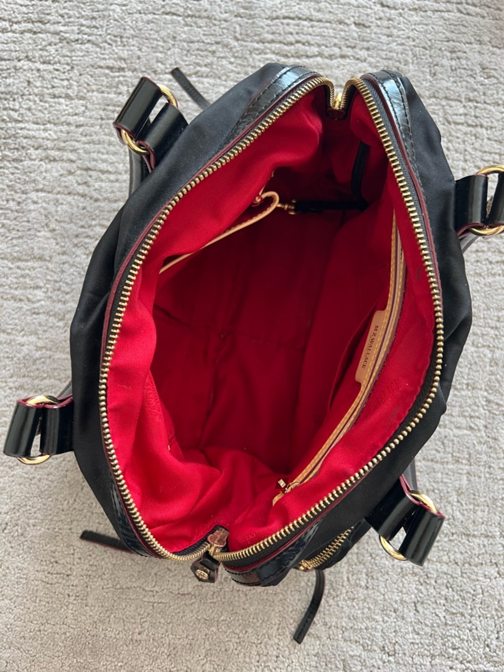 MZ Wallace Jane Bedford Black Shoulder Bag - Picture 12 of 16